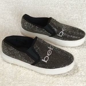 Bebe Woman’s Verina Bling Slip On Sneakers